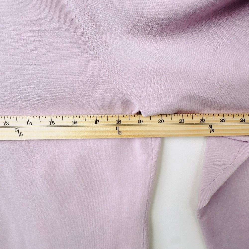 Per Se Carlisle Sweater Top Womens XL Purple Minimalist Soft Girl Office Capsule - Picture 7 of 9